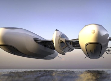 Ý tưởng siêu du thuyền vừa bay trên trời vừa chạy trên biển của tương lai