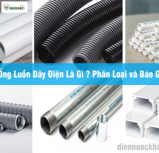 ỐNG ĐIỆN VÀ MÁNG CÁP