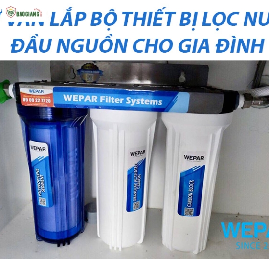 THIẾT BỊ LỌC NƯỚC